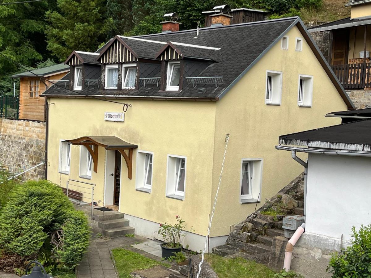 Pension Alpenrose Бад Шандау Екстериор снимка